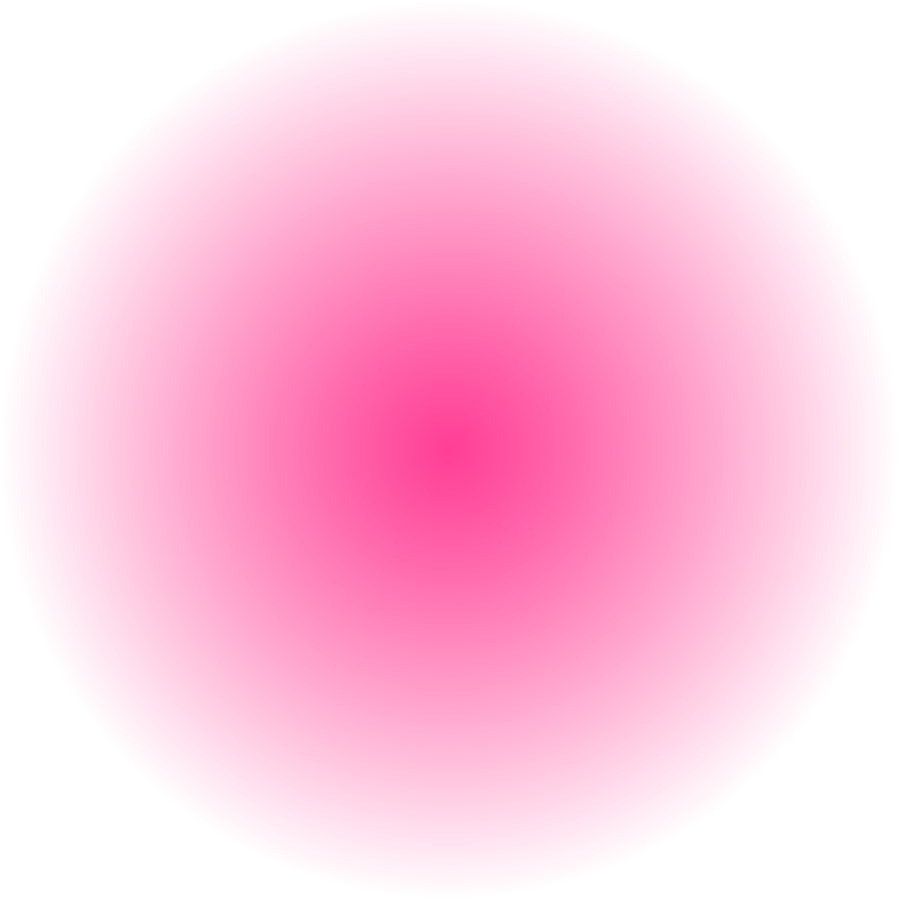 Hot pink transparent round gradient